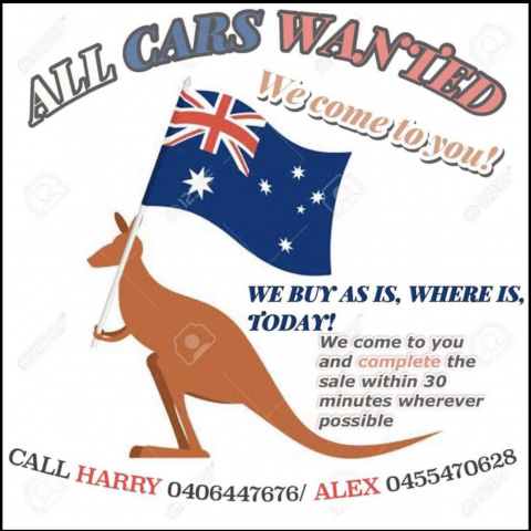 All cars wanted
